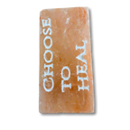 CHOOSE TO HEAL- Engraved Salt Tile