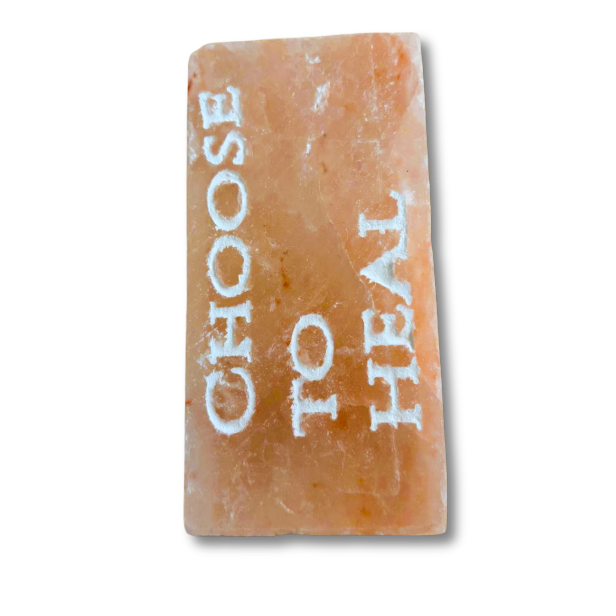 CHOOSE TO HEAL- Engraved Salt Tile