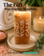 FIND YOUR CALM- Engraved Salt Tile