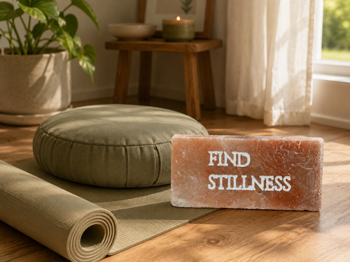 FIND STILLNESS – Engraved Salt Tile