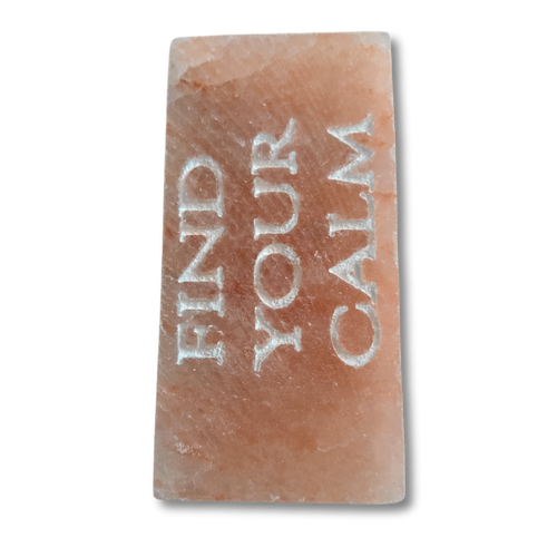 FIND YOUR CALM- Engraved Salt Tile