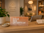 HOLD THE INTENTION – Engraved Salt Tile