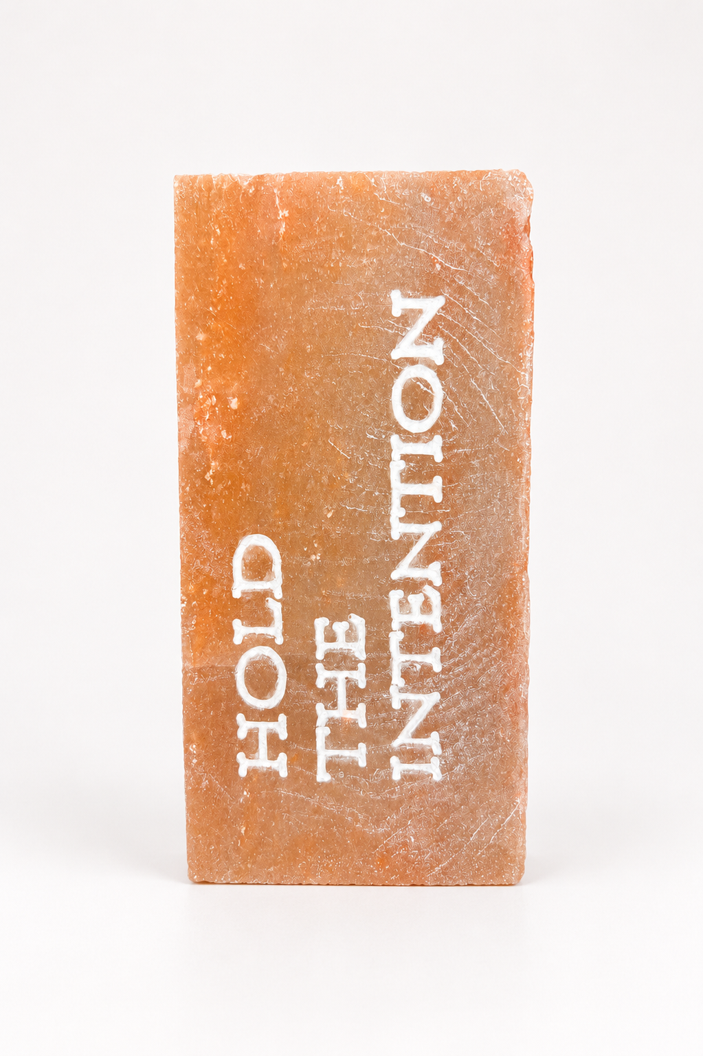 HOLD THE INTENTION – Engraved Salt Tile