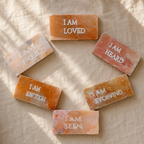 I AM LOVED – Engraved Salt Tile