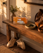 I AM ENOUGH – Engraved Salt Tile