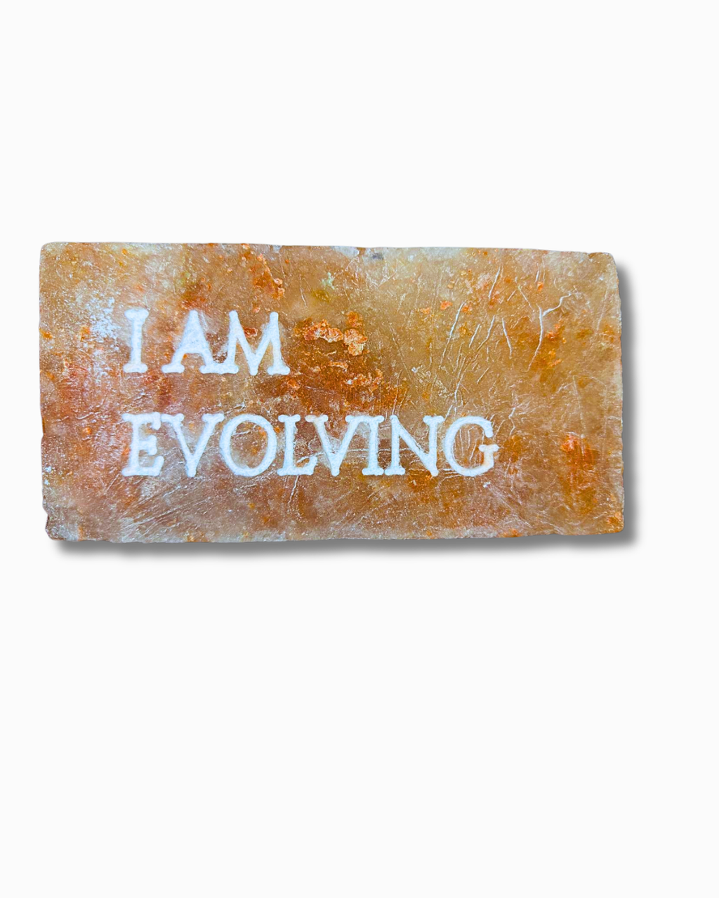 I AM EVOLVING – Engraved Salt Tile