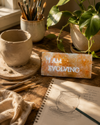 I AM EVOLVING – Engraved Salt Tile