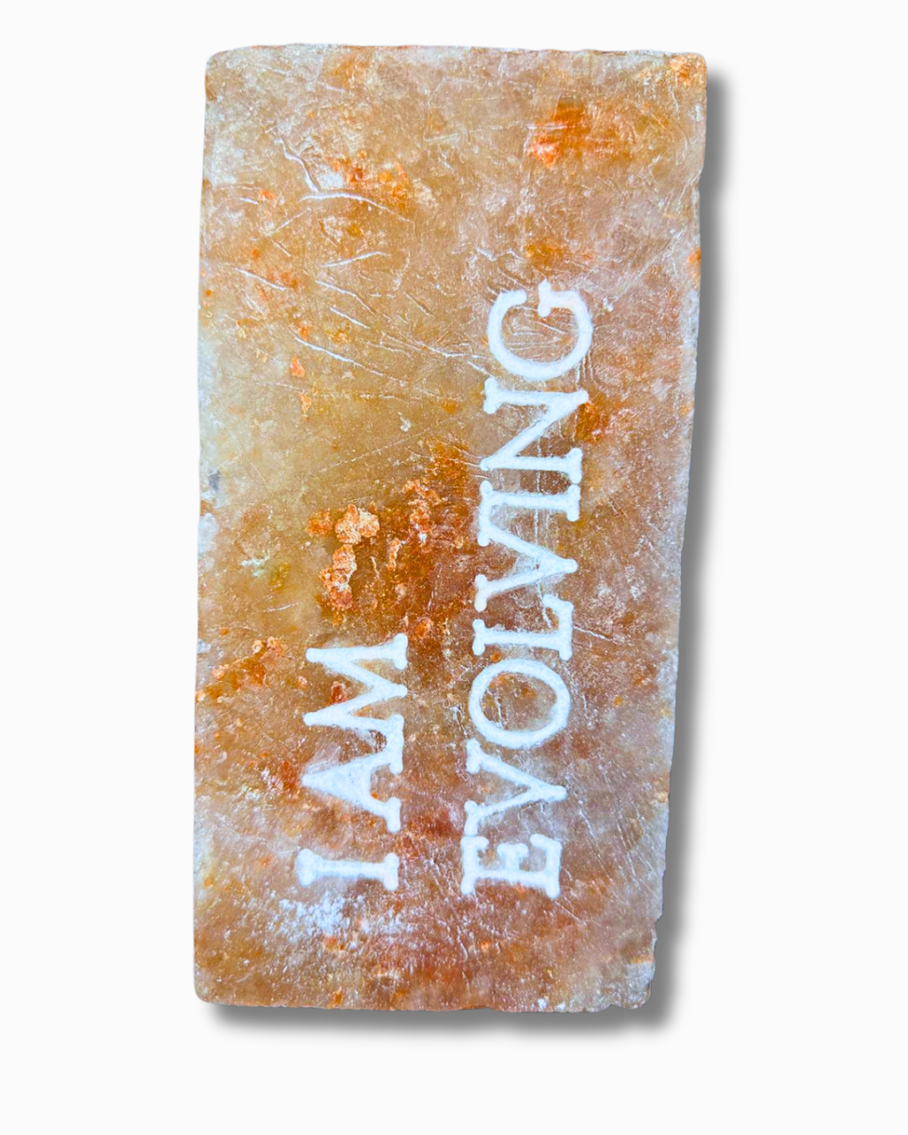 I AM EVOLVING – Engraved Salt Tile