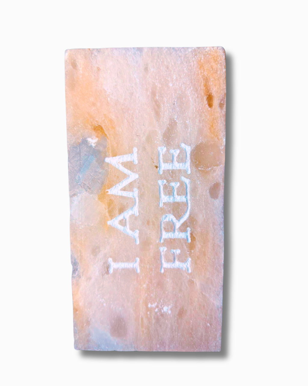 I AM FREE – Engraved Salt Tile