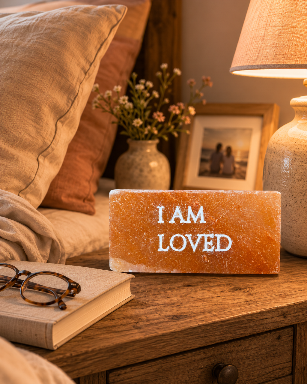 I AM LOVED – Engraved Salt Tile