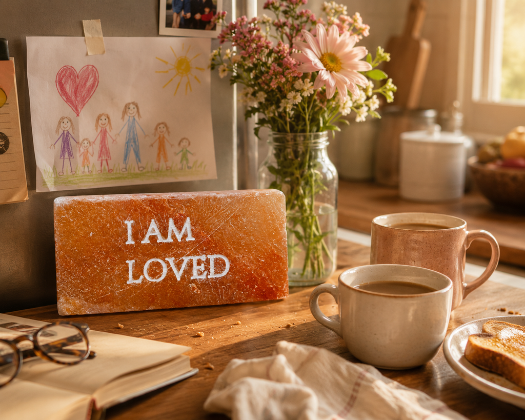 I AM LOVED – Engraved Salt Tile
