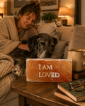 I AM LOVED – Engraved Salt Tile