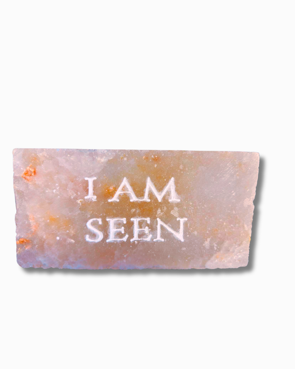 I AM SEEN – Engraved Salt Tile