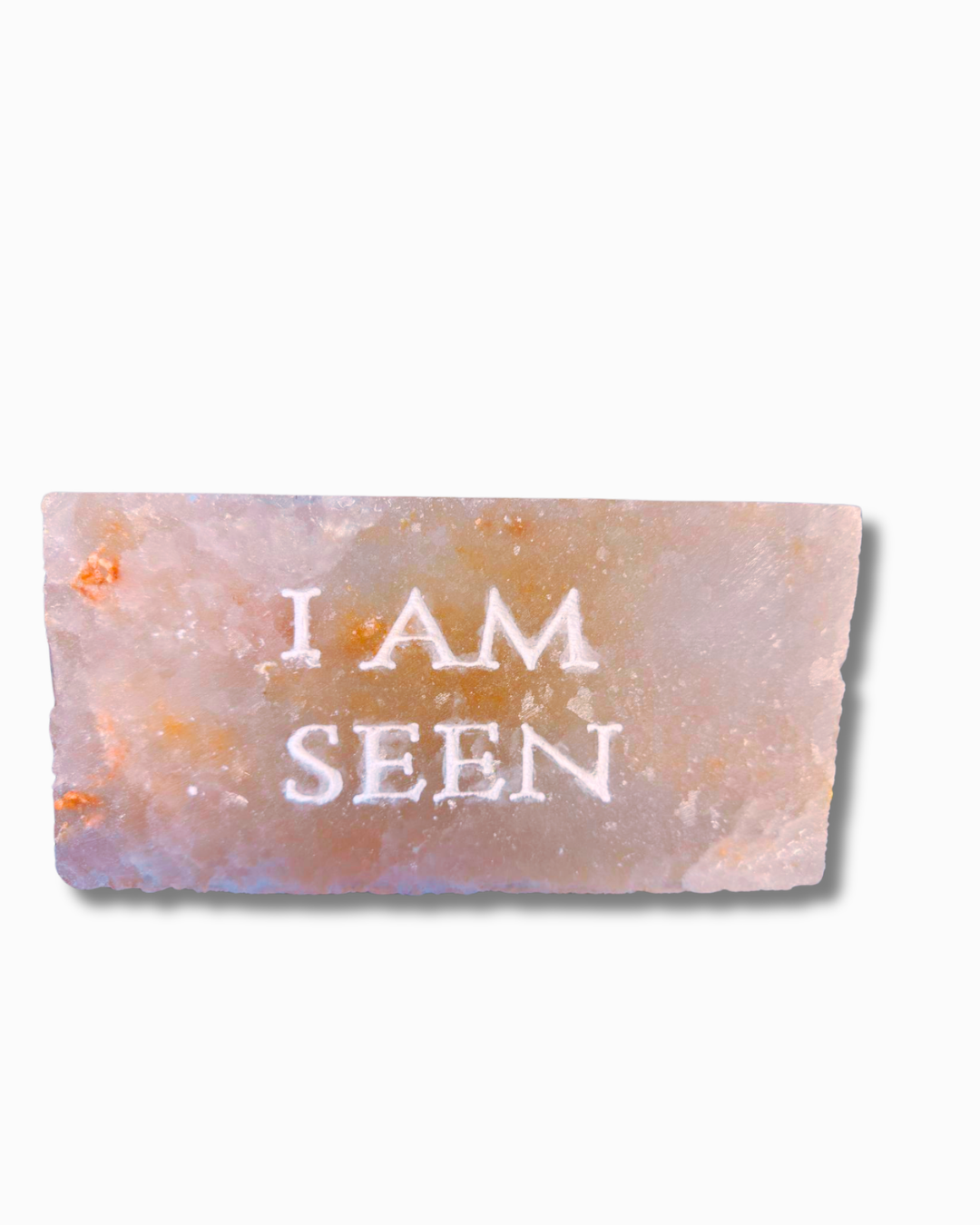 I AM SEEN – Engraved Salt Tile