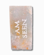 I AM SEEN – Engraved Salt Tile