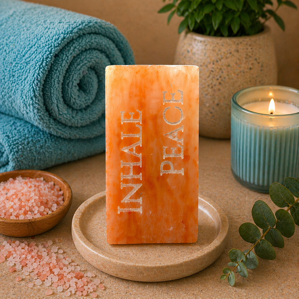 INHALE PEACE – Engraved Salt Tile