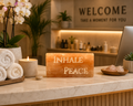 INHALE PEACE – Engraved Salt Tile