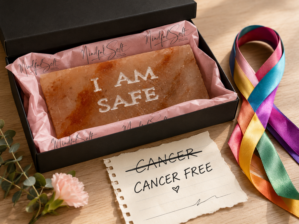 I AM SAFE – Engraved Salt Tile
