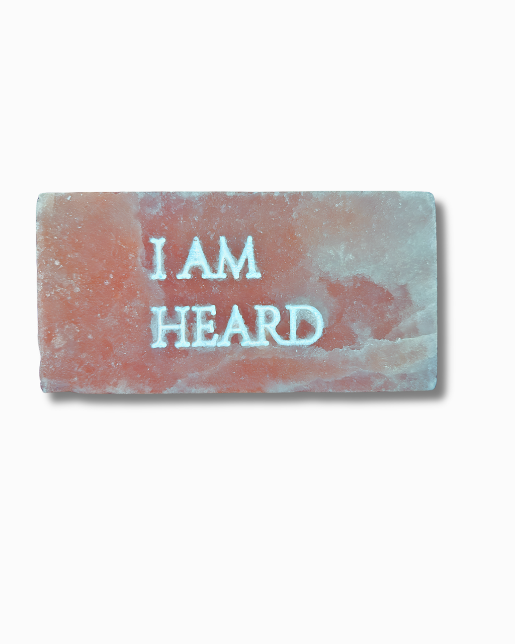 I AM HEARD – Engraved Salt Tile