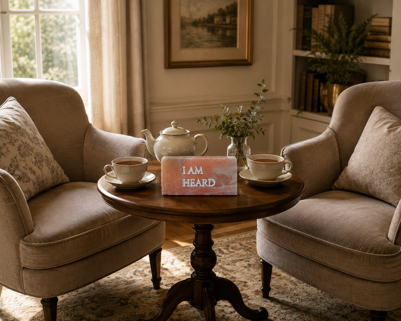 I AM HEARD – Engraved Salt Tile