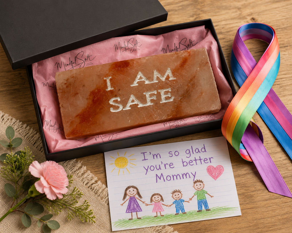 I AM SAFE – Engraved Salt Tile