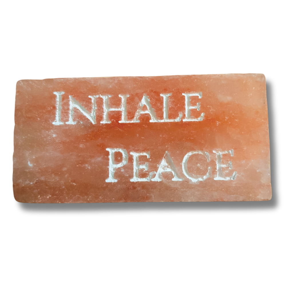 INHALE PEACE – Engraved Salt Tile