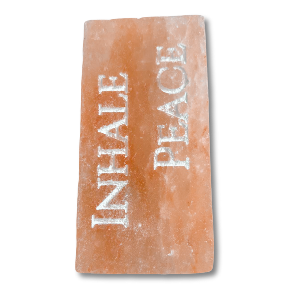 INHALE PEACE – Engraved Salt Tile