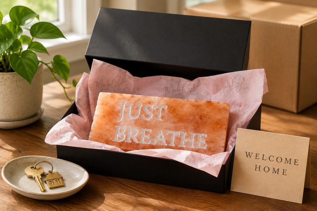 JUST BREATHE – Engraved Salt Tile