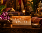 JUST TRUST - Engraved Salt Tile