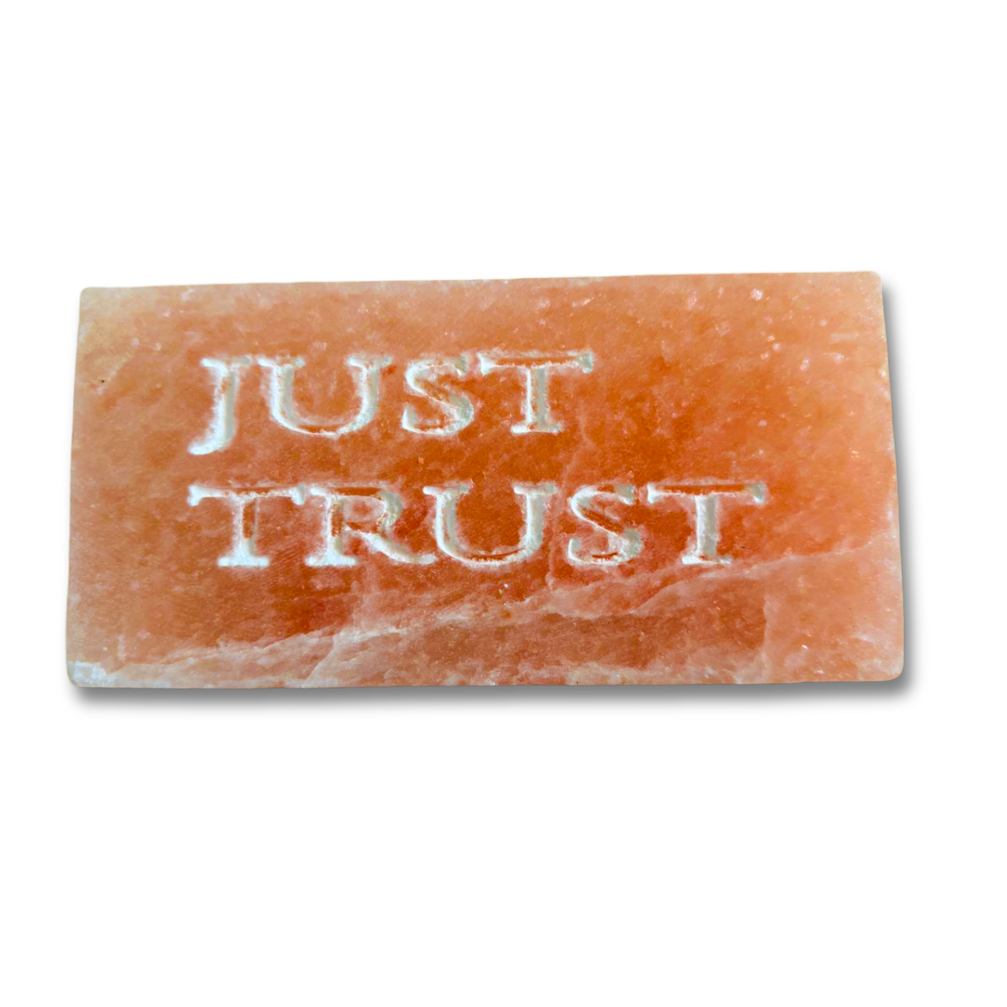 JUST TRUST - Engraved Salt Tile