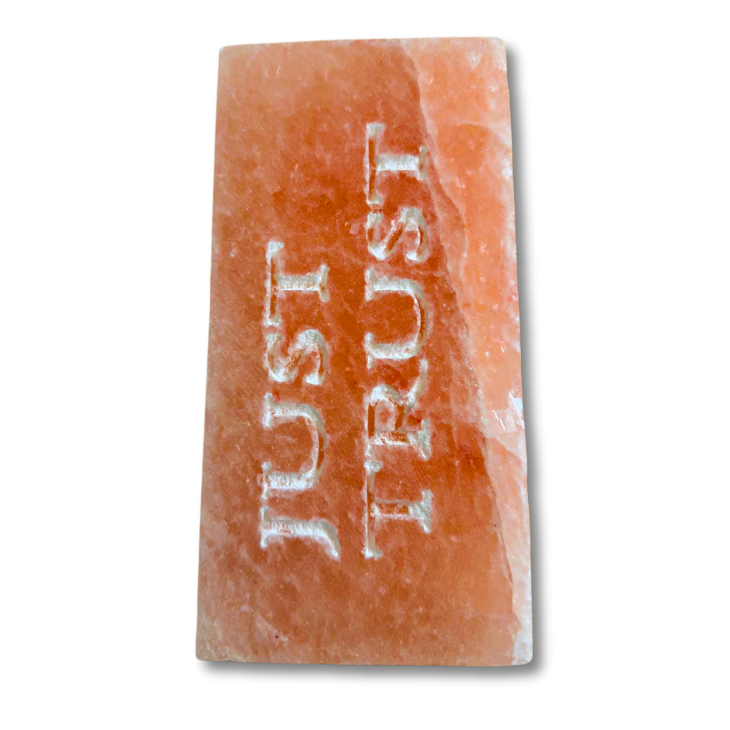 JUST TRUST - Engraved Salt Tile