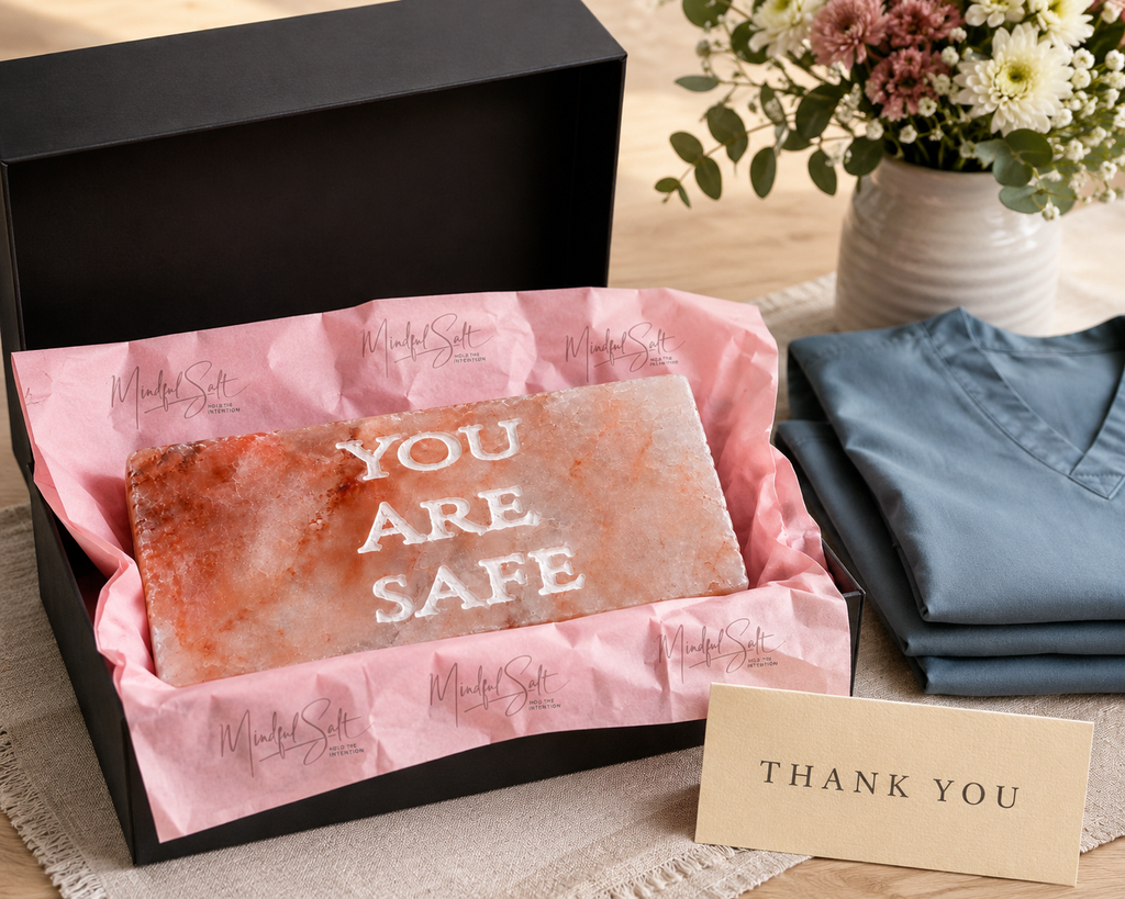 YOU ARE SAFE – Engraved Salt Tile