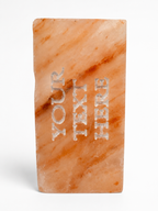 YOUR TEXT HERE – Custom Engraved Salt Tile
