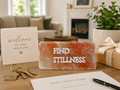 FIND STILLNESS – Engraved Salt Tile