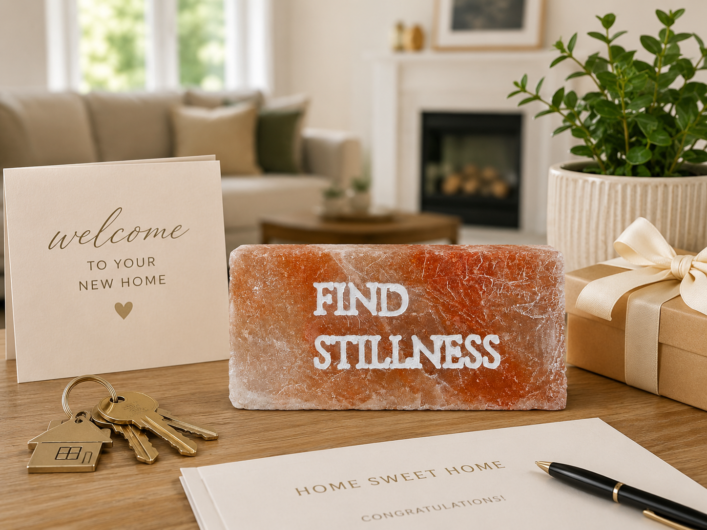 FIND STILLNESS – Engraved Salt Tile
