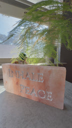 INHALE PEACE – Engraved Salt Tile