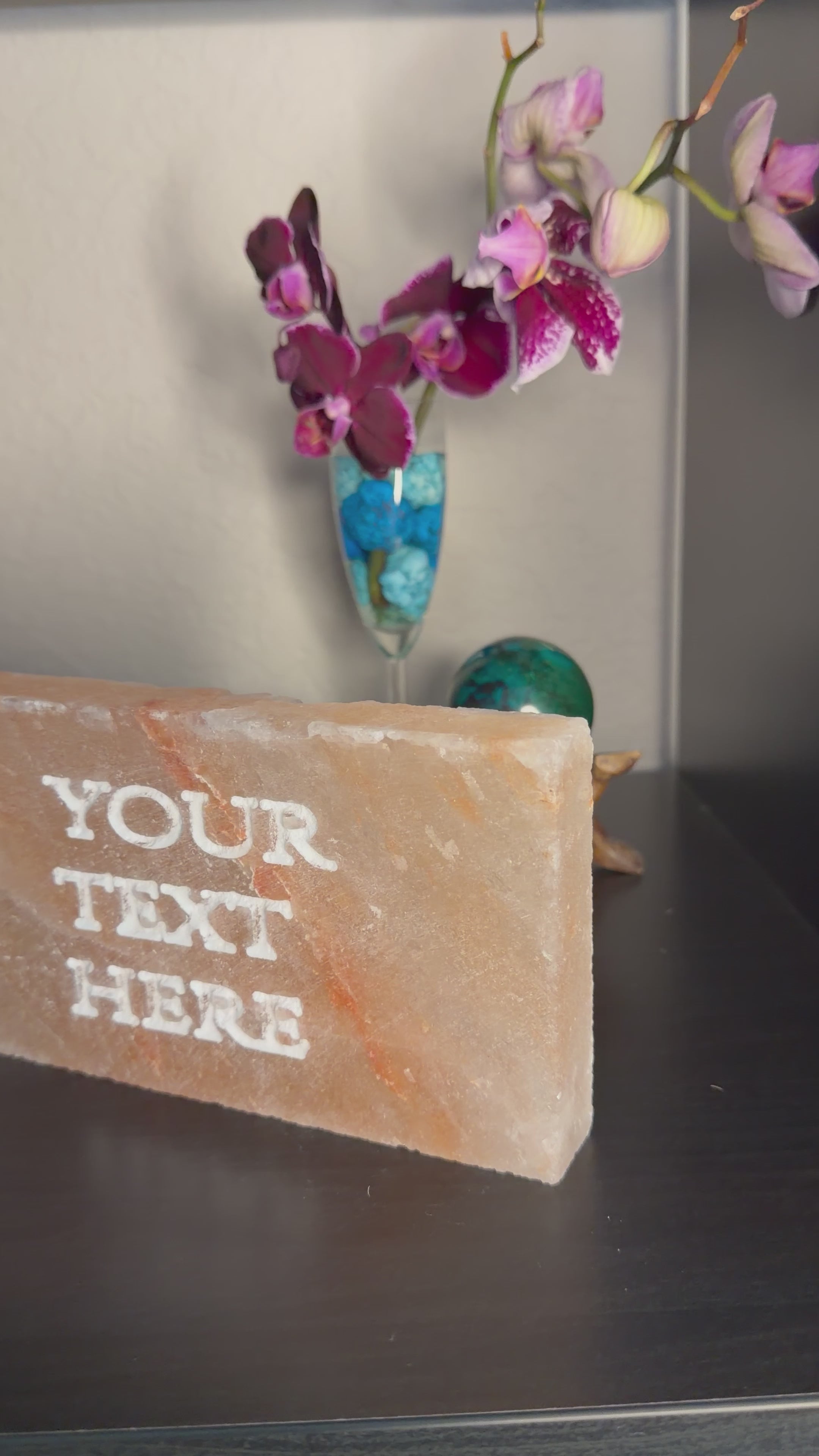 YOUR TEXT HERE – Custom Engraved Salt Tile
