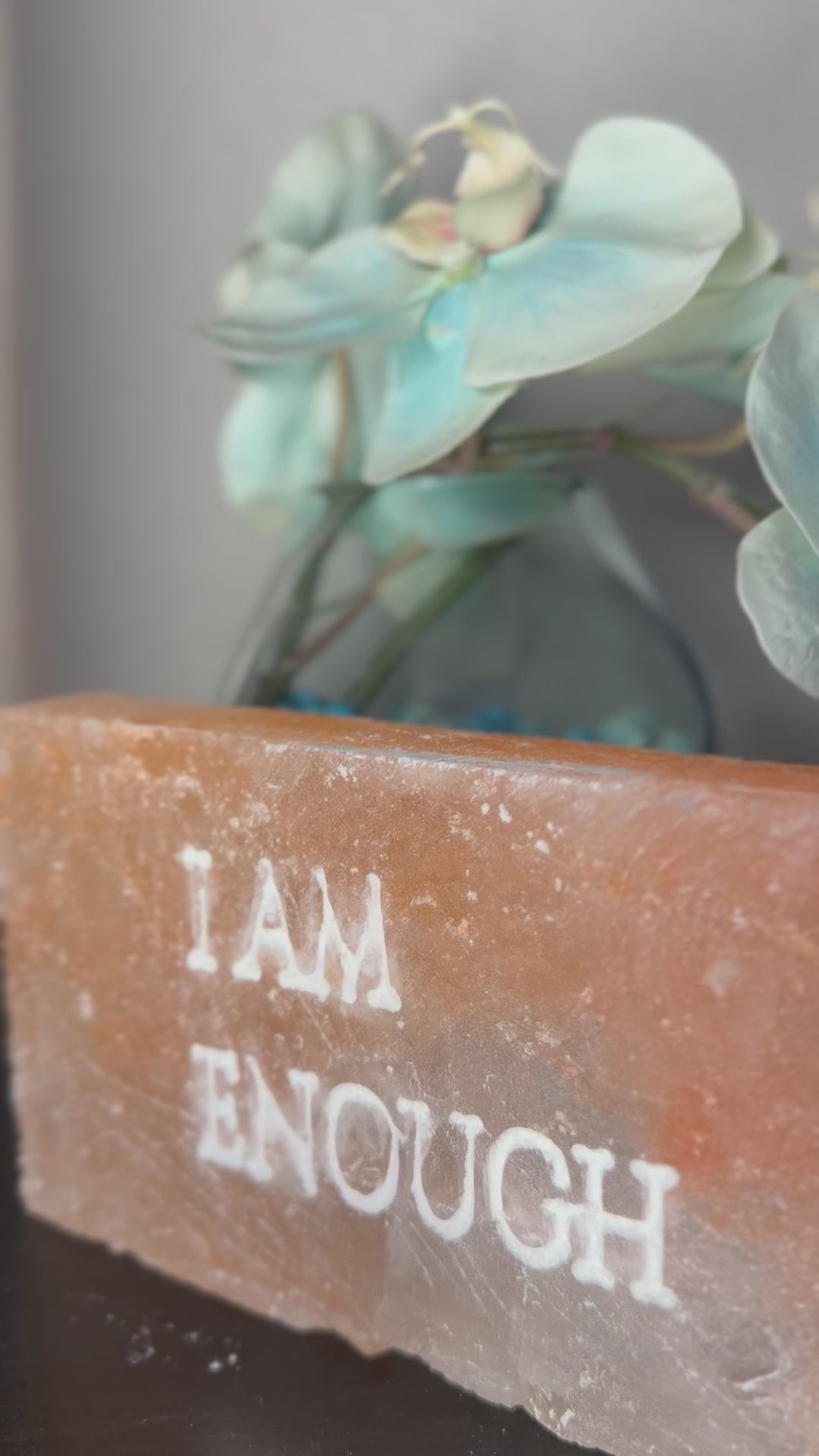 I AM ENOUGH – Engraved Salt Tile